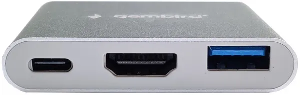 GEMBIRD A-CM-HDMIF-05 ** Gembird TYPE-C TO HDMI + USB3.0 + PD ALUMINIUM (alt.A-CM-HDMIF-02-SG 735) Slika 2