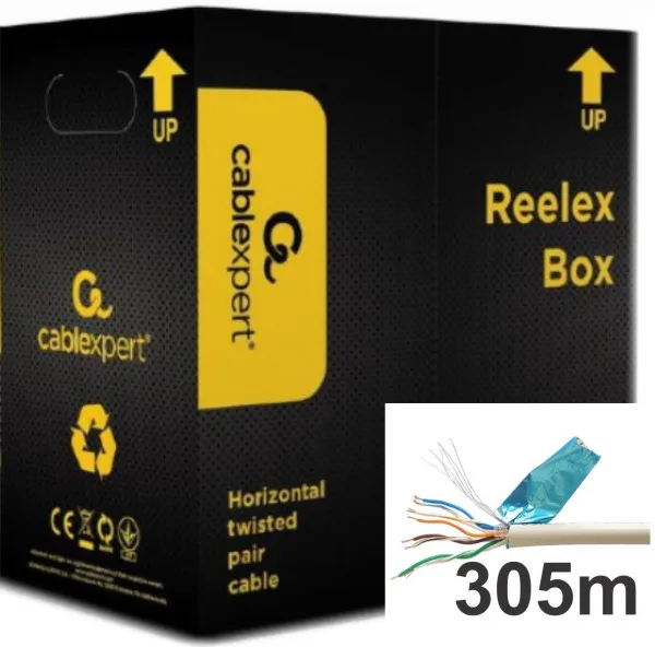 GEMBIRD FPC-5004E Gembird FTP cat.5E Indoor licnasti CU kotur 305m Slika 3