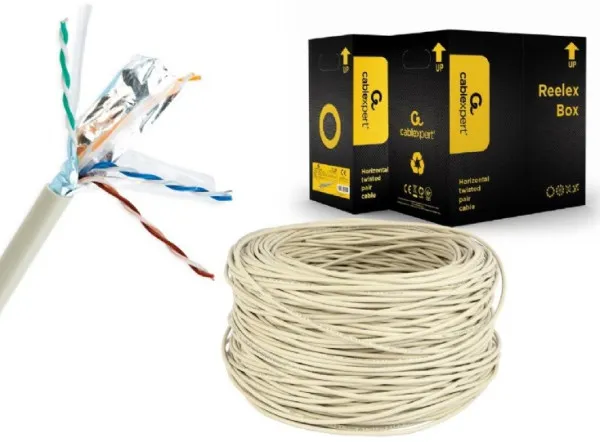 GEMBIRD FPC-6004-SO Gembird FTP cat.6 Indoor solid Cu - Bakarni 305m Slika 1