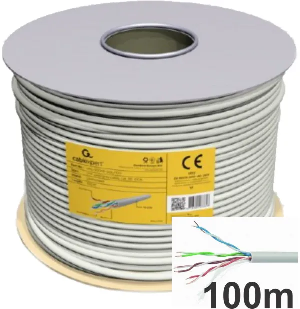 GEMBIRD UPC-5004E-SOL/100 Gembird UTP cat.5E Indoor solid CCA kotur 100m Slika 4
