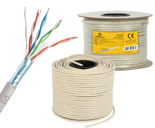 GEMBIRD FPC-5004E-SOL/100 Gembird FTP cat.5E Indoor solid CCA kotur 100m Slika 2
