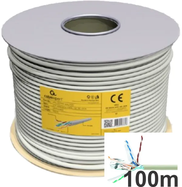 GEMBIRD FPC-6004-SOL/100 Gembird FTP cat.6 Indoor solid CCA kotur 100m Slika 4