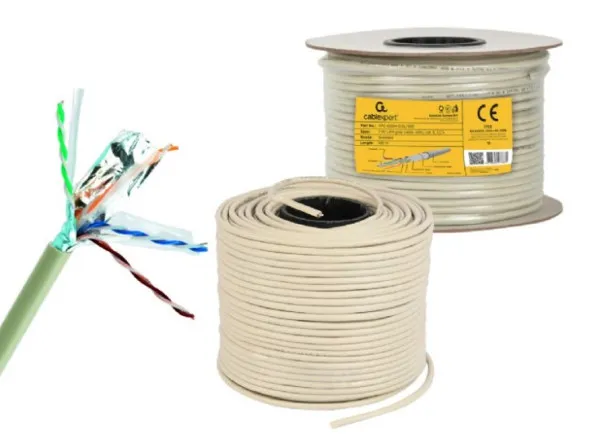 GEMBIRD FPC-6004-SOL/100 Gembird FTP cat.6 Indoor solid CCA kotur 100m Slika 2