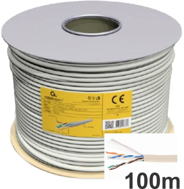 GEMBIRD UPC-6004-L/100 Gembird UTP, cat.6, Indoor, licnasti, CCA, kotur 100m Slika 2