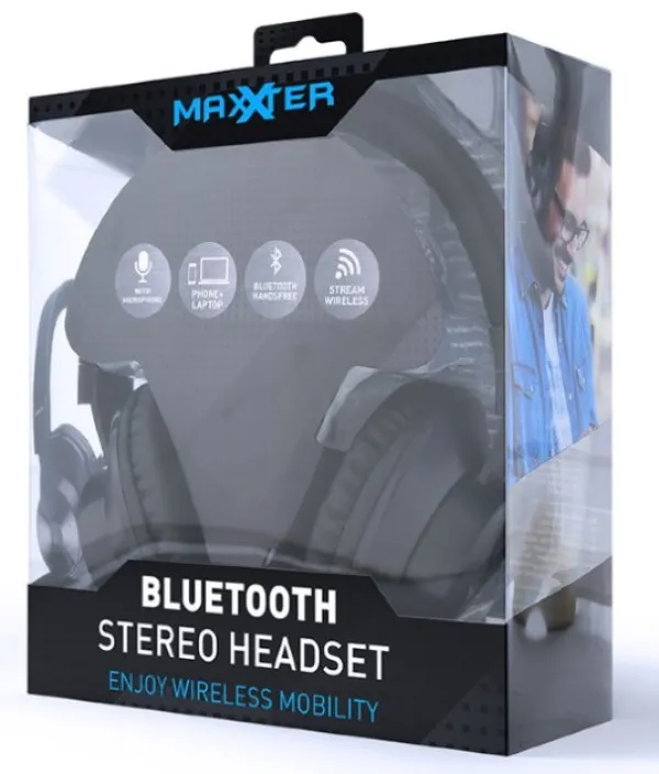 GEMBIRD ACT-BTHS-03 *Gembird Maxxter Bluetooth stereo Slualice sa mikrofonom Bt V5.0 40mm/32Ohm,5h Li-P FO Slika 2