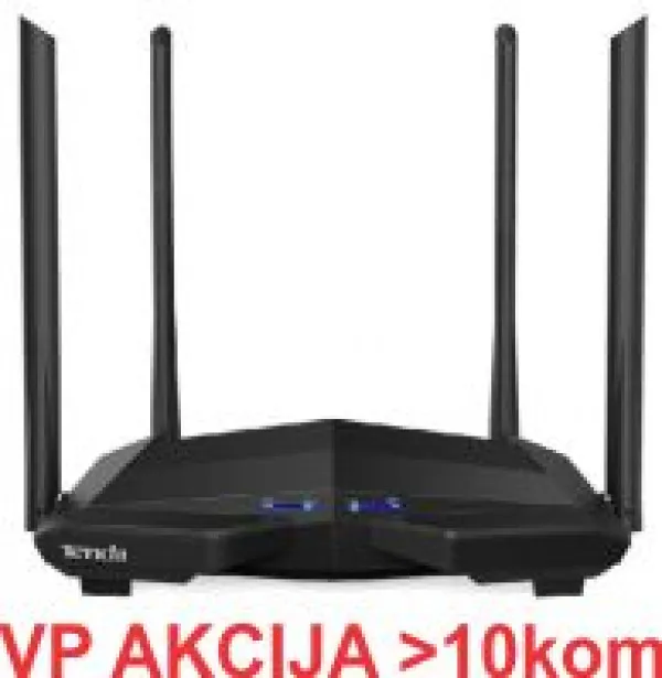 TENDA Tenda AC10 V4.0 AC1200 wireless dual band ruter 2.4+5GHz, 1W/3L, Gbit 1Ghz cpu 128mb, 4x6dBi Slika 1