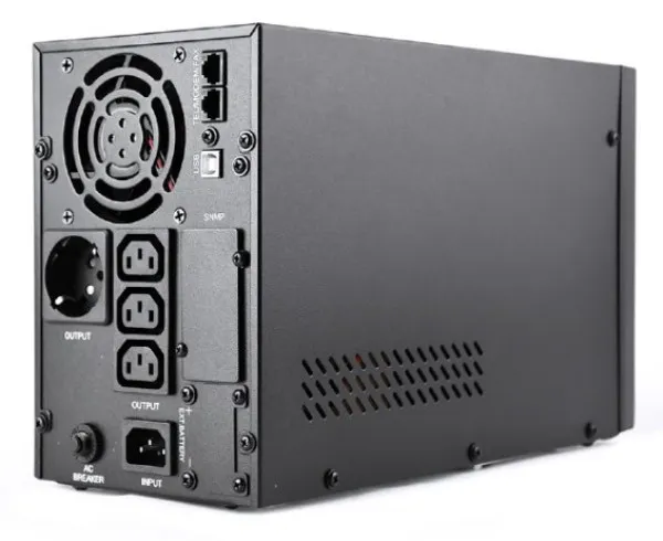 GEMBIRD EG-UPS-PS1000-01 Gembird UPS sa stabilizatorom 1000VA (800W) pure sine wave, LCD, USB, black Slika 3