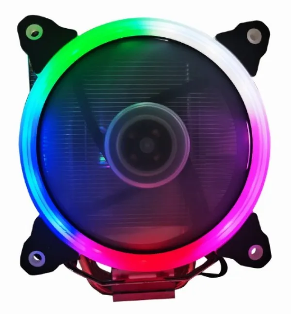 GEMBIRD CPU-HURACAN-ARGB-X130 Gembird LED  UNI kuler 150W 120mm.Fan +/-1600rpm 26dBa LGA 775/115x/1200/AMD Slika 4