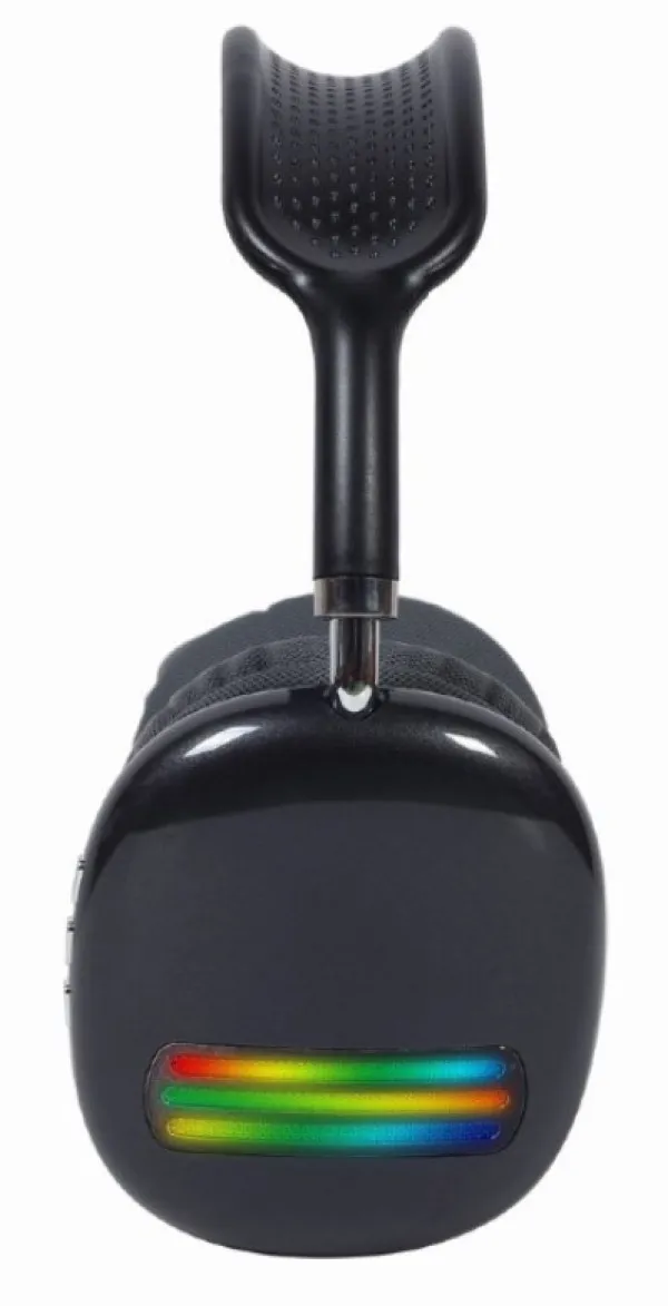 GEMBIRD BHP-LED-02-BK Gembird Bluetooth stereo Slusalice sa mikrofonom Bt V5.0 400mAh/32Ohm, 2h Li-ion Crne Slika 4