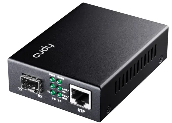 CUDY Cudy MC220 Gigabit Ethernet Media Converter 10/100/1000M SFP Slot to 10/100/1000M RJ-45 Slika 3