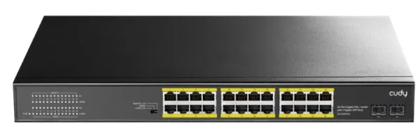 CUDY Cudy GS1028PS2 24-Port Gigabit PoE+ Switch with 2 SFP ports 300W Slika 4
