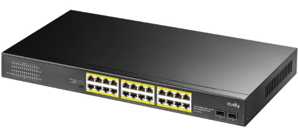 CUDY Cudy GS1028PS2 24-Port Gigabit PoE+ Switch with 2 SFP ports 300W Slika 1