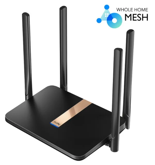 CUDY Cudy LT500D 4G LTE AC1200 Dual Band MESH Wi-Fi Router CPE 4+5Ghz, 1W/4L 10/100, 4x Antena detachable Slika 2