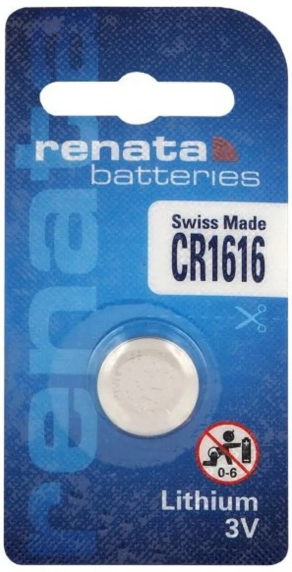 RENATA Renata baterija CR 1616 3V Litijum baterija dugme, Pakovanje 1kom Slika 2