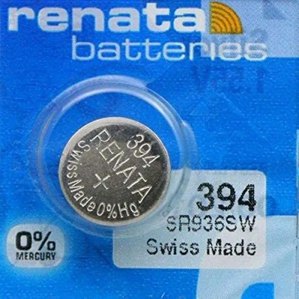RENATA Renata baterija 394 1,55V Srebro oksid dugme baterija za SAT, Pakovanje 1kom Slika 1