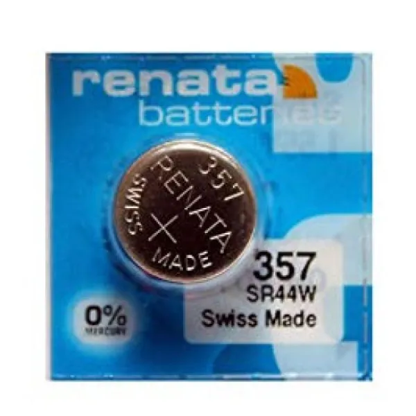 RENATA Renata baterija 357 1,55V Srebro oksid dugme baterija za SAT, Pakovanje 1kom (LR44) Slika 1