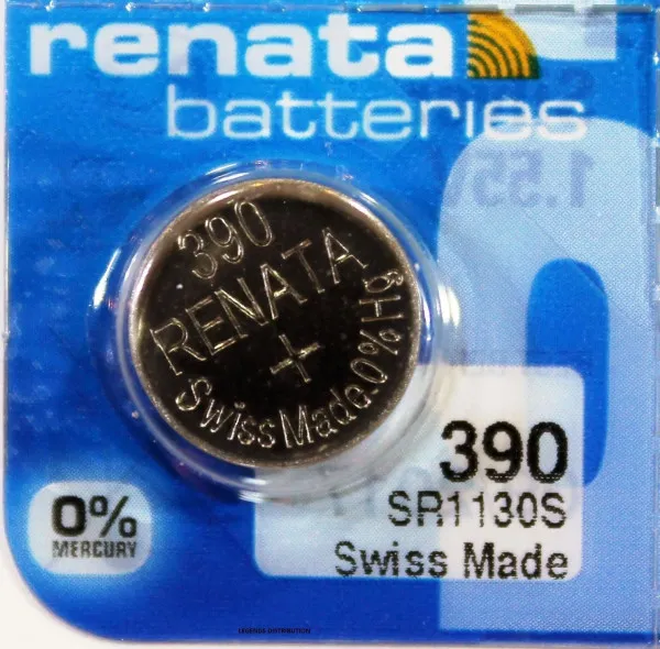 RENATA Renata baterija 390 1,55V Srebro oksid dugme baterija za SAT, Pakovanje 1kom Slika 1