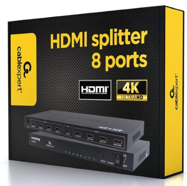 GEMBIRD DSP-8PH4-03 Gembird HDMI spliter aktivni, 1 na 8 port-a Slika 4
