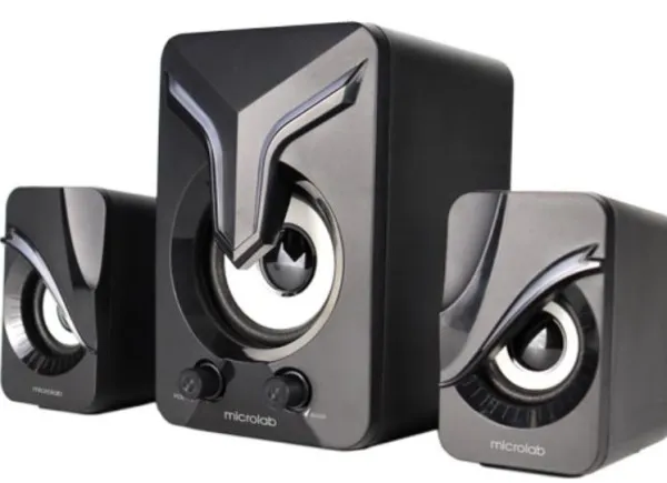 MICROLAB Microlab U270 Phenix Stereo zvucnici, black 11W (5W, 2x3W)USB power,3,5mm LED Slika 2