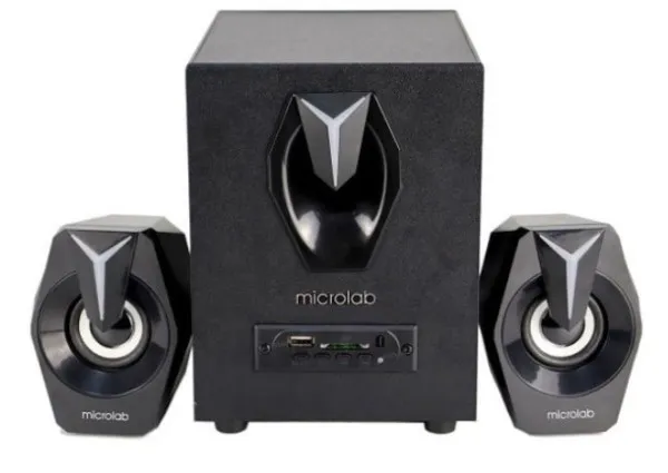 MICROLAB Microlab G100BT Aktivni zvucnici 2.1 11W (5W,2x3W) 3,5mm, SD, USB, FM, Bluetooth, daljinski, LED Slika 4