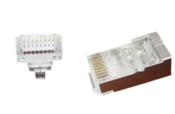 GEMBIRD LC-PTF-01/50 Gembird Universal pass-through CAT5 FTP plug 8P8C cena pakovanja (50kom u pakovanju) Slika 2