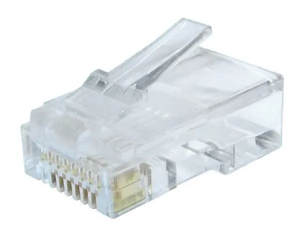 GEMBIRD LC-8P8C-002/10 Gembird CAT6 UTP Modular plug 8P8C 30u gold plated RJ45, 10 u pak /CENA PO PAKOVANJU Slika 1