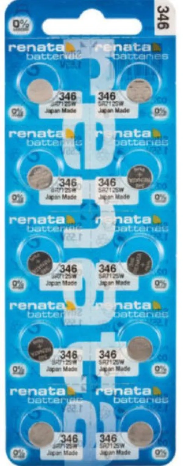 RENATA Renata baterija * 346 1,55V Srebro oksid dugme baterija za SAT, Pakovanje 1kom (150) Slika 1