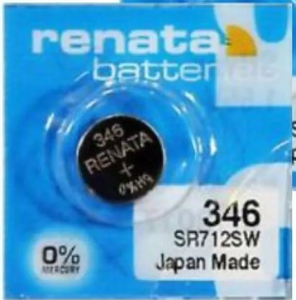 RENATA Renata baterija * 346 1,55V Srebro oksid dugme baterija za SAT, Pakovanje 1kom (150) Slika 2