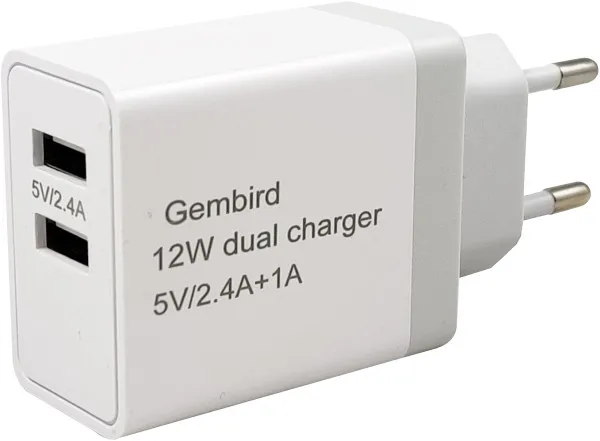 GEMBIRD NPA-AC26 ** Gembird punjac za telefone i tablete 2x5v/2.4A+1A 12W +micro USB DATA kabl 1M (263) Slika 4