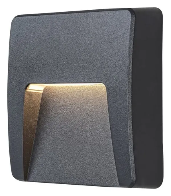 Zidna lampa trento 3W crna (8894) Slika 1