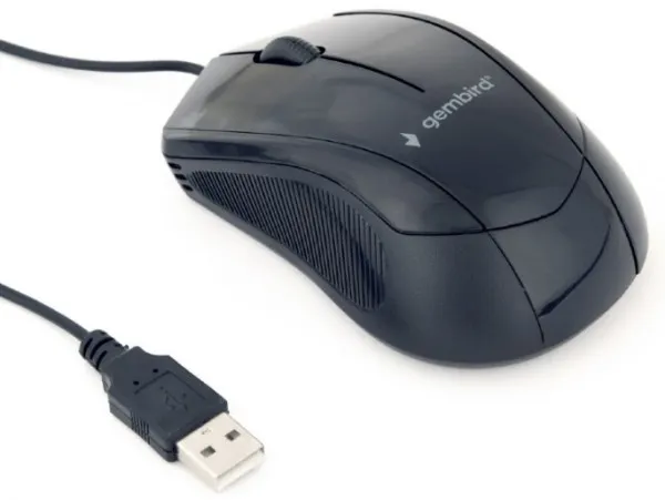 GEMBIRD MUS-3B-02 ** Gembird Opticki mis 1000Dpi 3-button black 105mm USB (237) Slika 2