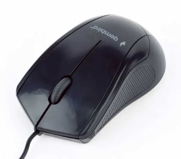 GEMBIRD MUS-3B-02 ** Gembird Opticki mis 1000Dpi 3-button black 105mm USB (237) Slika 1