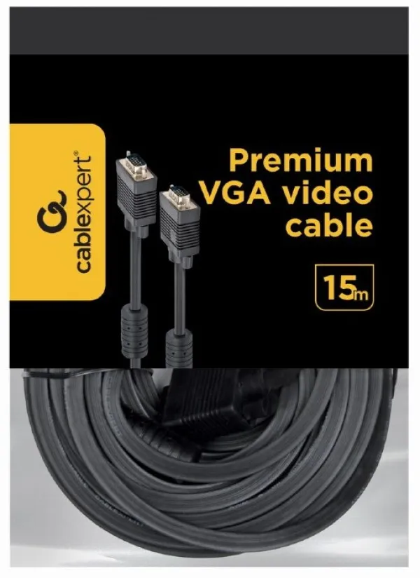 GEMBIRD CC-PPVGA-15M-B Gembird VGA to VGA kabl black 15m Slika 2