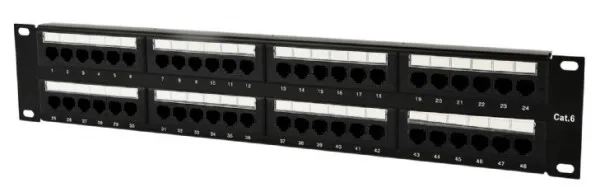 GEMBIRD NPP-C648CM-001 Gembird Cat.6 48 port patch panel with rear cable management Slika 2