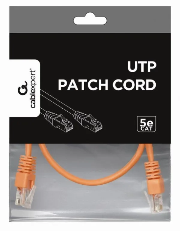 GEMBIRD PP12-0.25M/O Gembird Mrezni kabl, CAT5e UTP Patch cord 0.25m orange Slika 2
