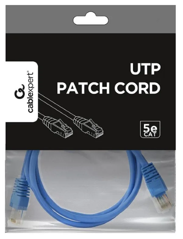 GEMBIRD PP12-1.5M/B Gembird Mrezni kabl, CAT5e UTP Patch cord 1.5m blue Slika 4