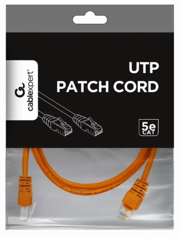 GEMBIRD PP12-1M/O Gembird Mrezni kabl, CAT5e UTP Patch cord 1m orange Slika 3