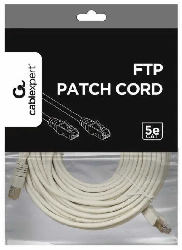 GEMBIRD PP22-10M Gembird Mrezni kabl FTP Cat5e Patch cord, 10m grey Slika 4