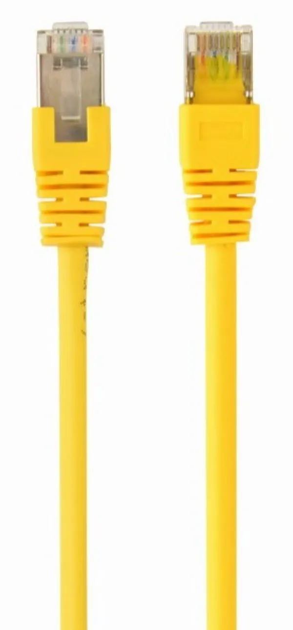 GEMBIRD PP22-0.5M/Y Gembird Mrezni kabl FTP Cat5e Patch cord, 0.5m yellow Slika 1