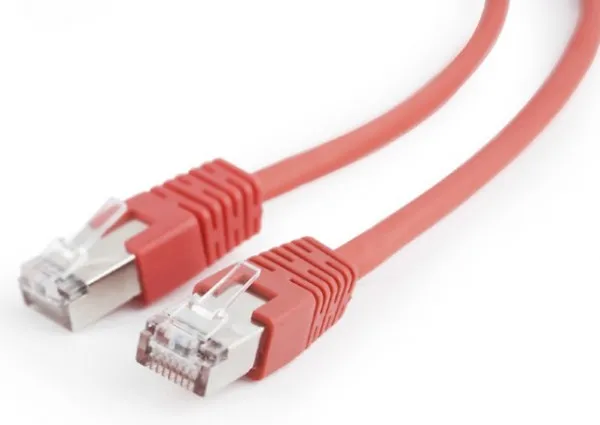 GEMBIRD PP22-1M/R Gembird Mrezni kabl FTP Cat5e Patch cord, 1m red Slika 2