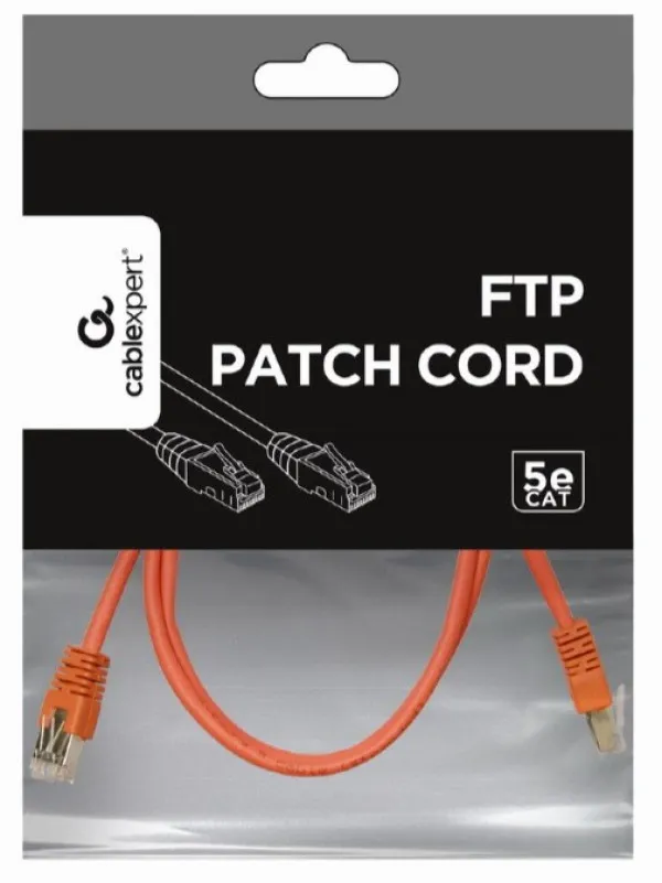 GEMBIRD PP22-1M/R Gembird Mrezni kabl FTP Cat5e Patch cord, 1m red Slika 1