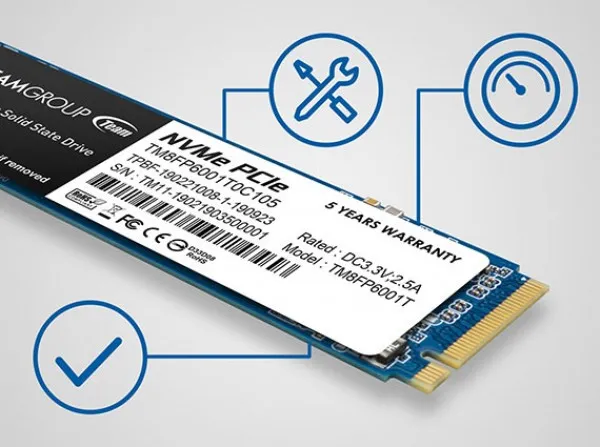 TEAM GROUP TeamGroup M.2 2280 256GB MP33 SSD PCIe Gen3 x4, NVM Express, 1600/1000MB/s TM8FP6256G0C101 Slika 4