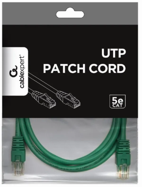 GEMBIRD PP12-1M/G Gembird Mrezni kabl, CAT5e UTP Patch cord 1m green Slika 4