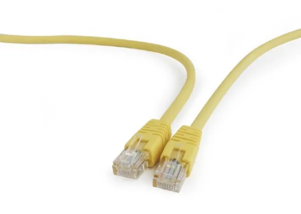 GEMBIRD PP12-5M/Y Gembird Mrezni kabl, CAT5e UTP Patch cord 5m yellow Slika 1