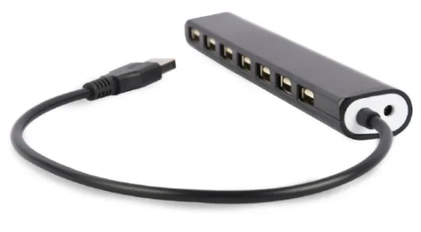 GEMBIRD UHB-U2P7-04 Gembird USB 2.0 7-port hub, black A Slika 4