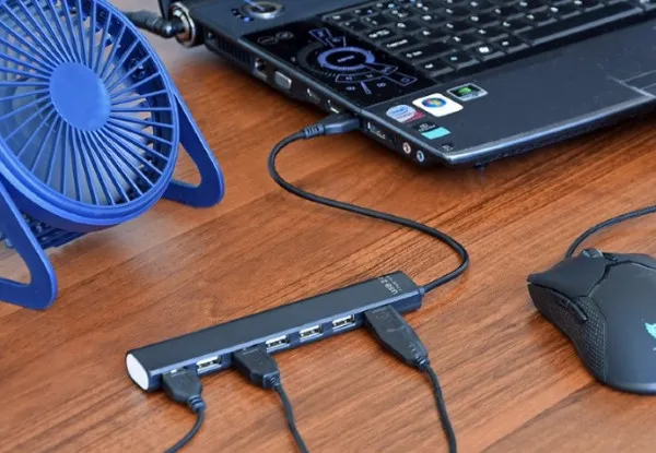 GEMBIRD UHB-U2P7-04 Gembird USB 2.0 7-port hub, black A Slika 2