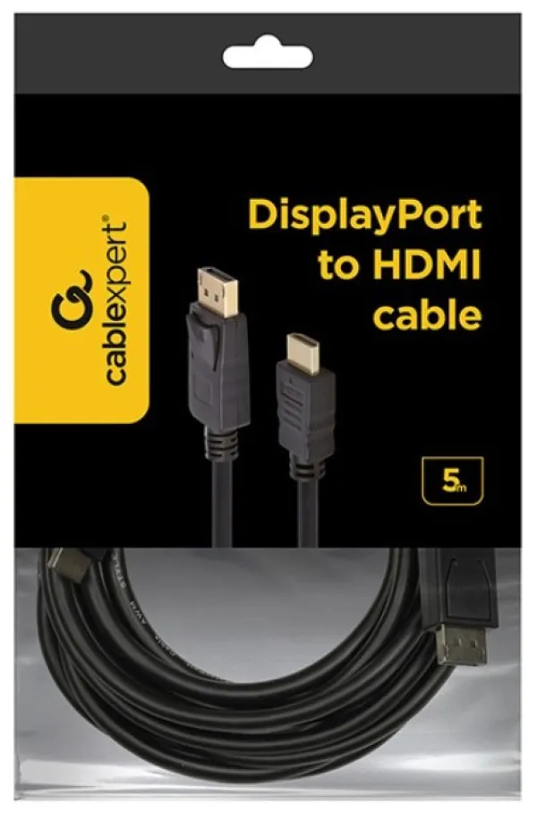 GEMBIRD CC-DP-HDMI-5M Gembird DisplayPort na HDMI digital interface kabl 5m Slika 3