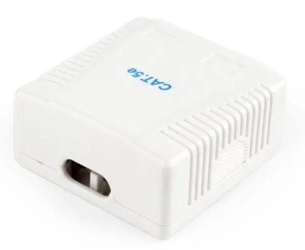 GEMBIRD NCAC-2U5E-01 Gembird CAT5E UTP kutija za površinsku montažu sa 2 porta za RJ45 Slika 2