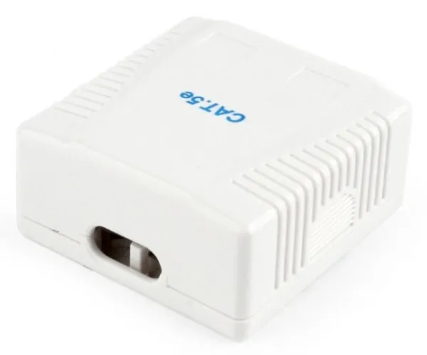 GEMBIRD NCAC-2F5E-01 Gembird CAT5E FTP kutija za površinsku montažu sa 2 porta za RJ45 Slika 3