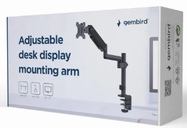 GEMBIRD MA-DA1P-01 Gembird Podesivi stoni drzac za monitor,tilt, 17-32 max.9kg Slika 2